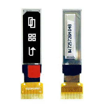 0.69 אינץ 14PIN לבן מסך OLED SSD1306 לנהוג IC 96*16 IIC ממשק