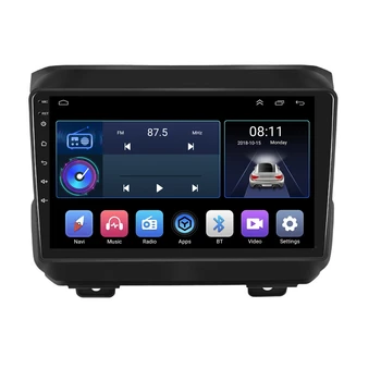 רדיו במכונית 2Din סטריאו Bluetooth נגן ניווט GPS וידאו Carplay DSP אנדרואיד 12 2018-2019 ג ' יפ רנגלר JL 2+32GB