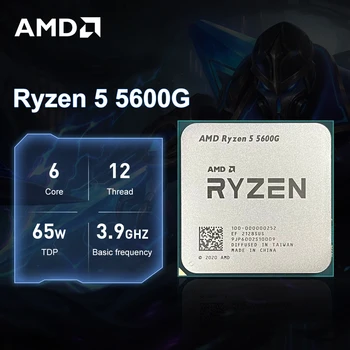 AMD חדש Ryzen 5 5600G R5 5600G CPU המשחקים מעבד, שקע AM4 3.9 GHz 6-Core 12-חוט 65W DDR4 על B550 B550M לוח האם