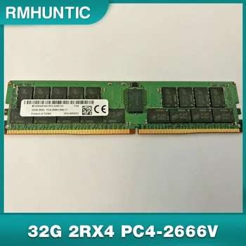 1PC 32GB 32G 2RX4 DDR4 RAM PC4-2666V ECC REG על הר רם MTA36ASF4G72PZ-2G6D1SI